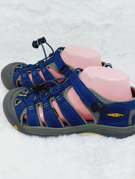 Keen Men\'s Dark Blue Newport H2 Webbing Thick Bumper Trekking Sandal Size 6 main image 6